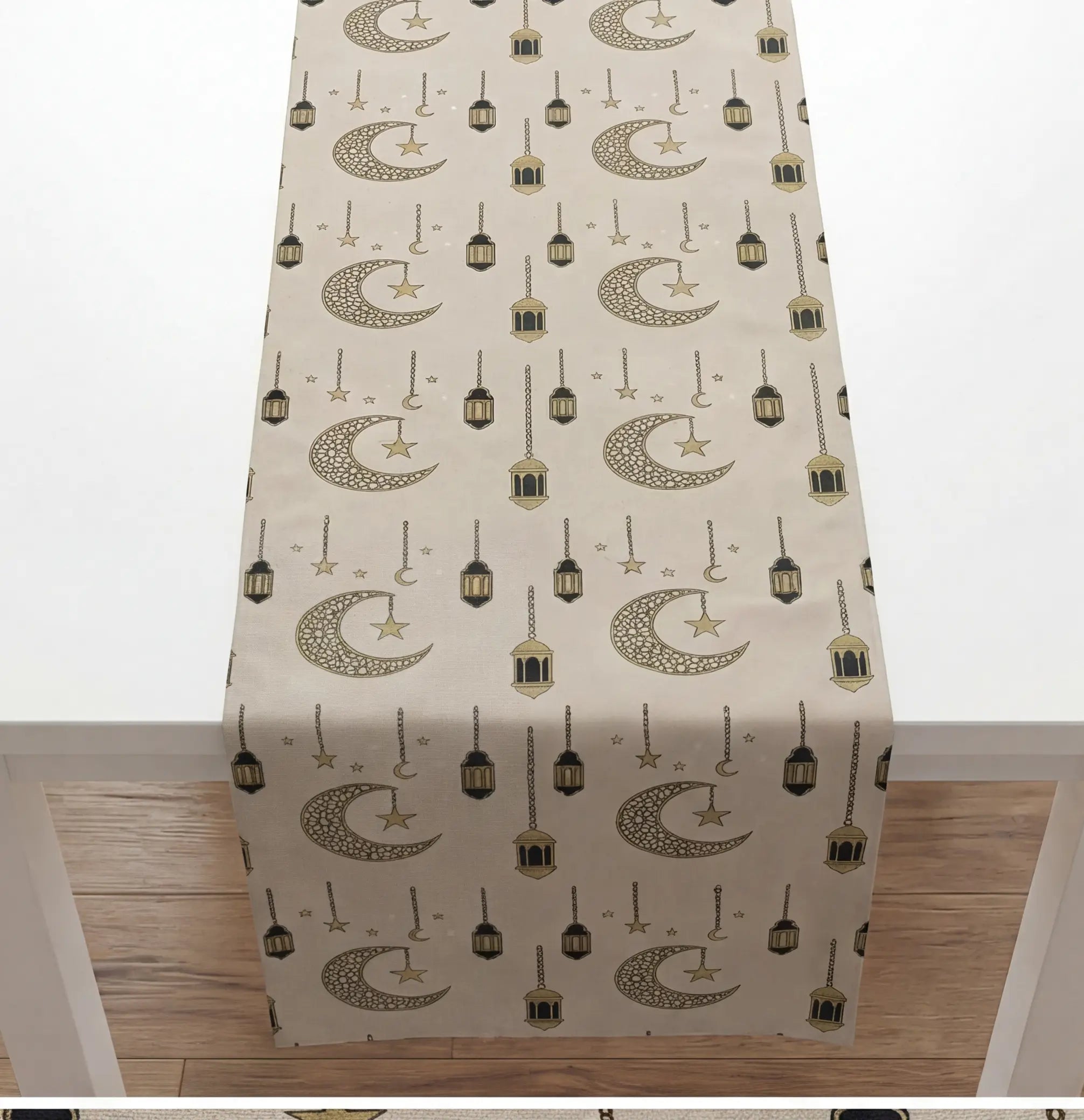 Hilal Table Runner – Classic Beige - Limited Edition