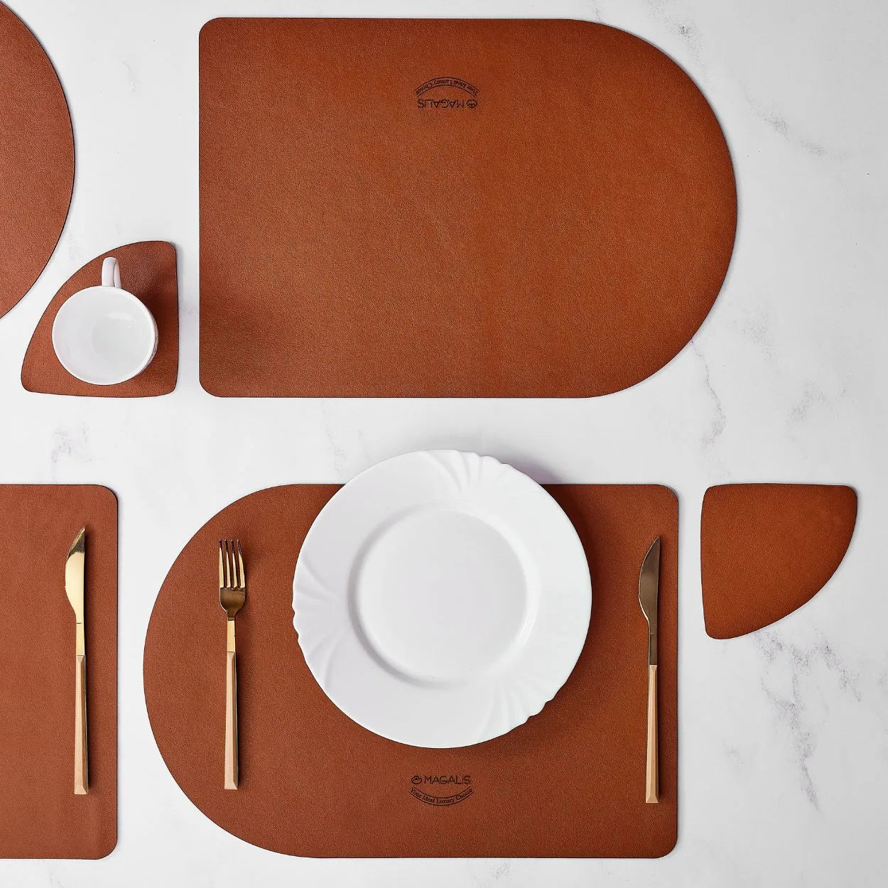Ardilla Leather Placemat - ( Set of 4 ) - Magalis Egypt