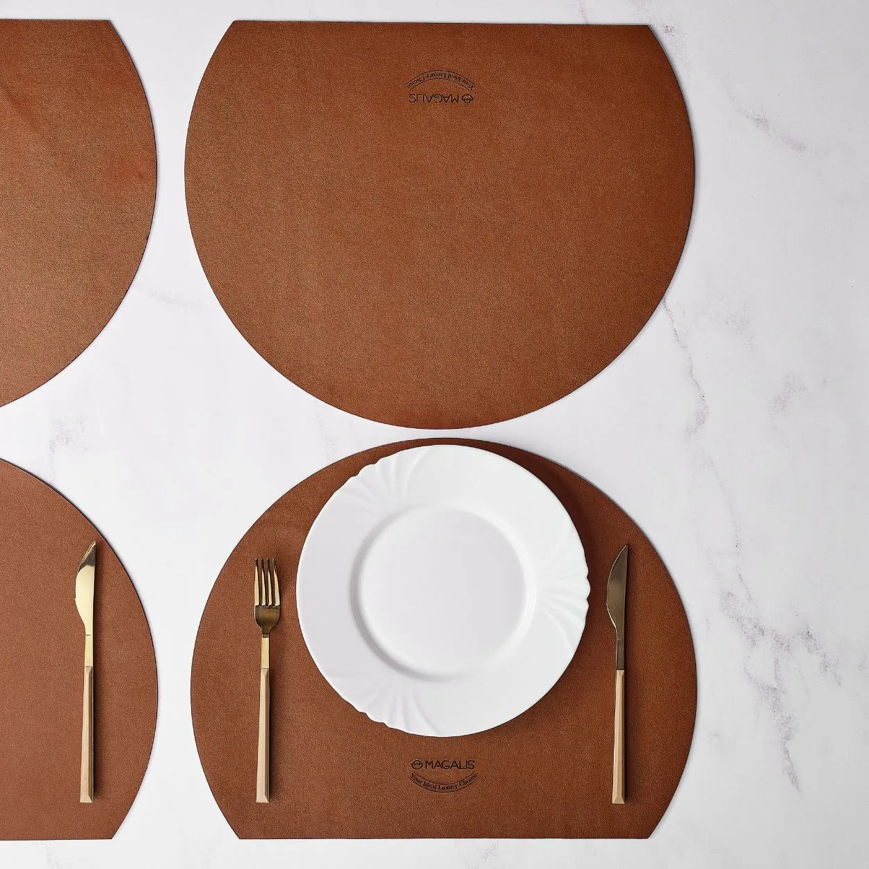 Doira Leather Placemat - ( Set of 4 )