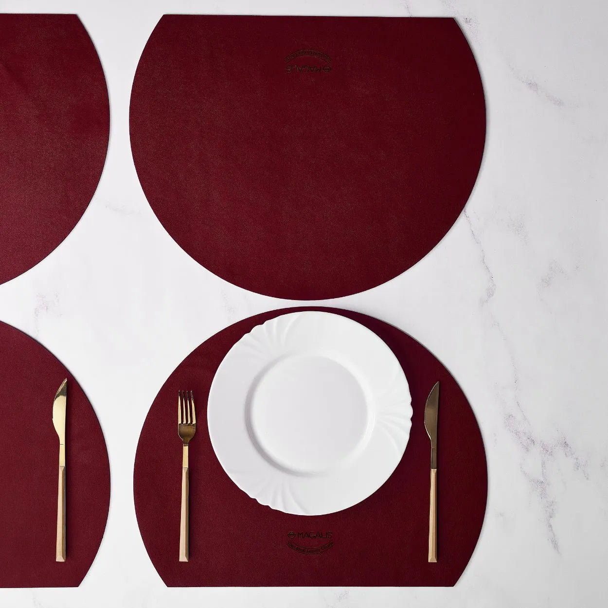 Doira Leather Placemat - ( Set of 4 )