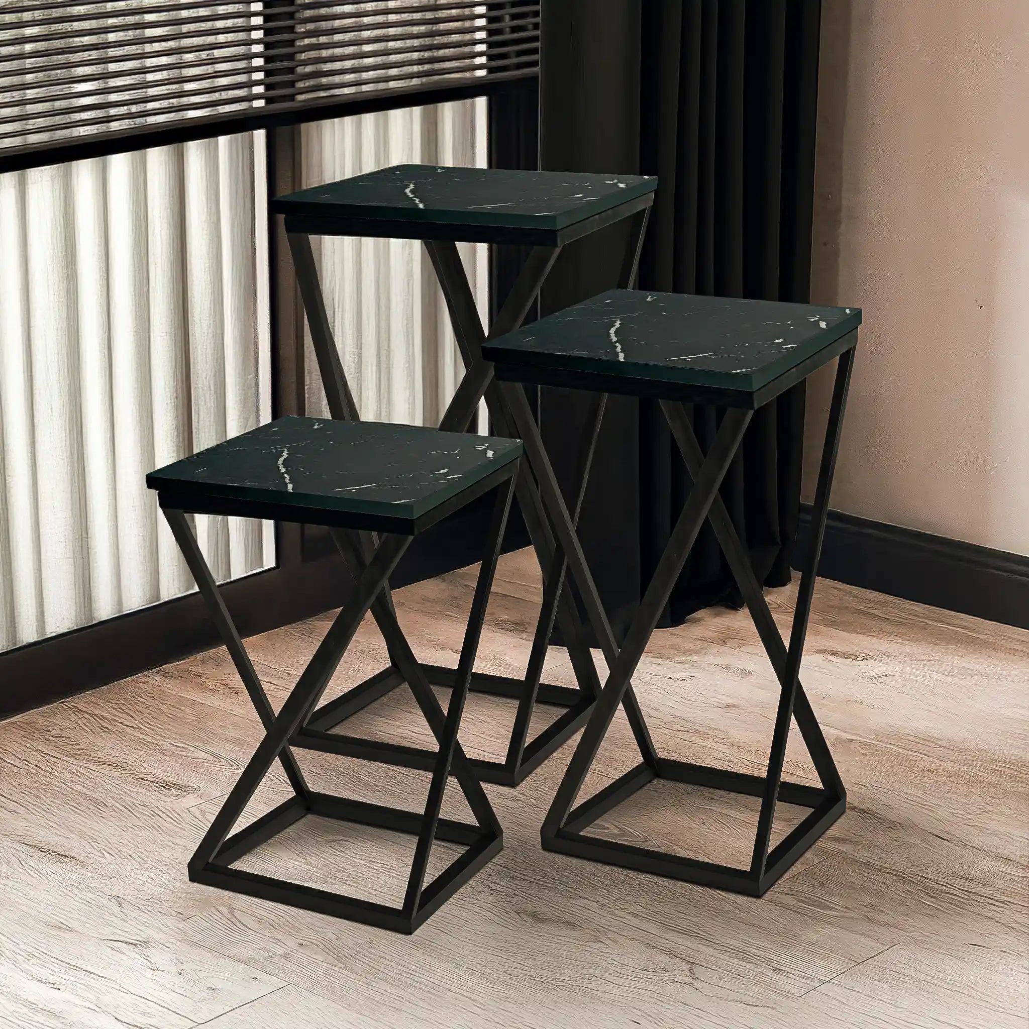Ostra Side Table - ( Set Of 3 )