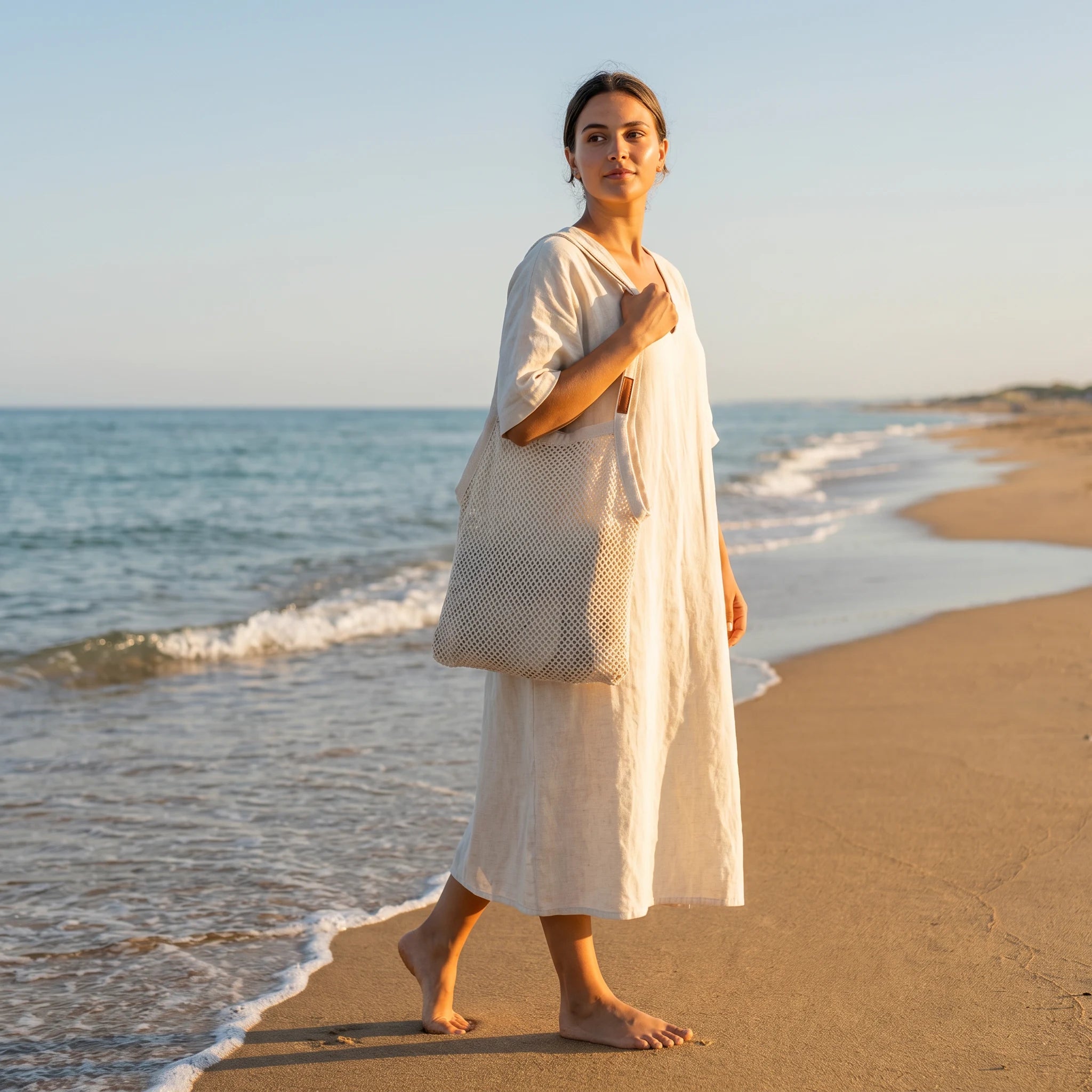 Solena Mesh Tote Bag