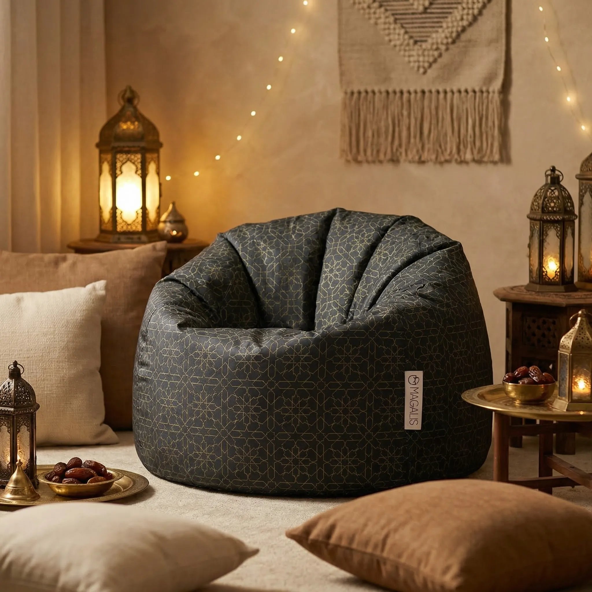 Suhour Bean Bag - Black - Limited Edition