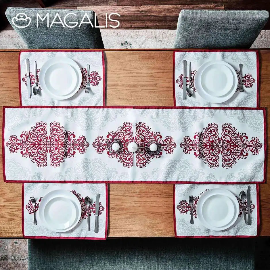 Table Runner with 4 placemat - Magalis Egypt