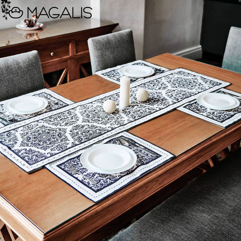 Table Runner with 4 placemat - Magalis EgyptTable Runner with 4 placemat - Magalis Egypt